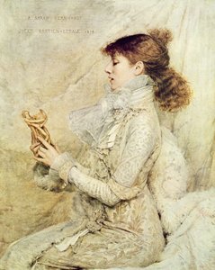 Portræt af Sarah Bernhardt (1844-1923) 1879, taget fra magasinet 